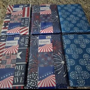 Patriotic Tablecloth Set